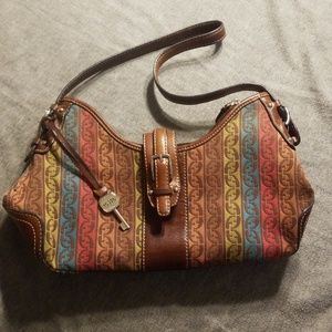 Fossil leather purse